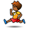 Person Running - Medium Black emoji on Emojidex